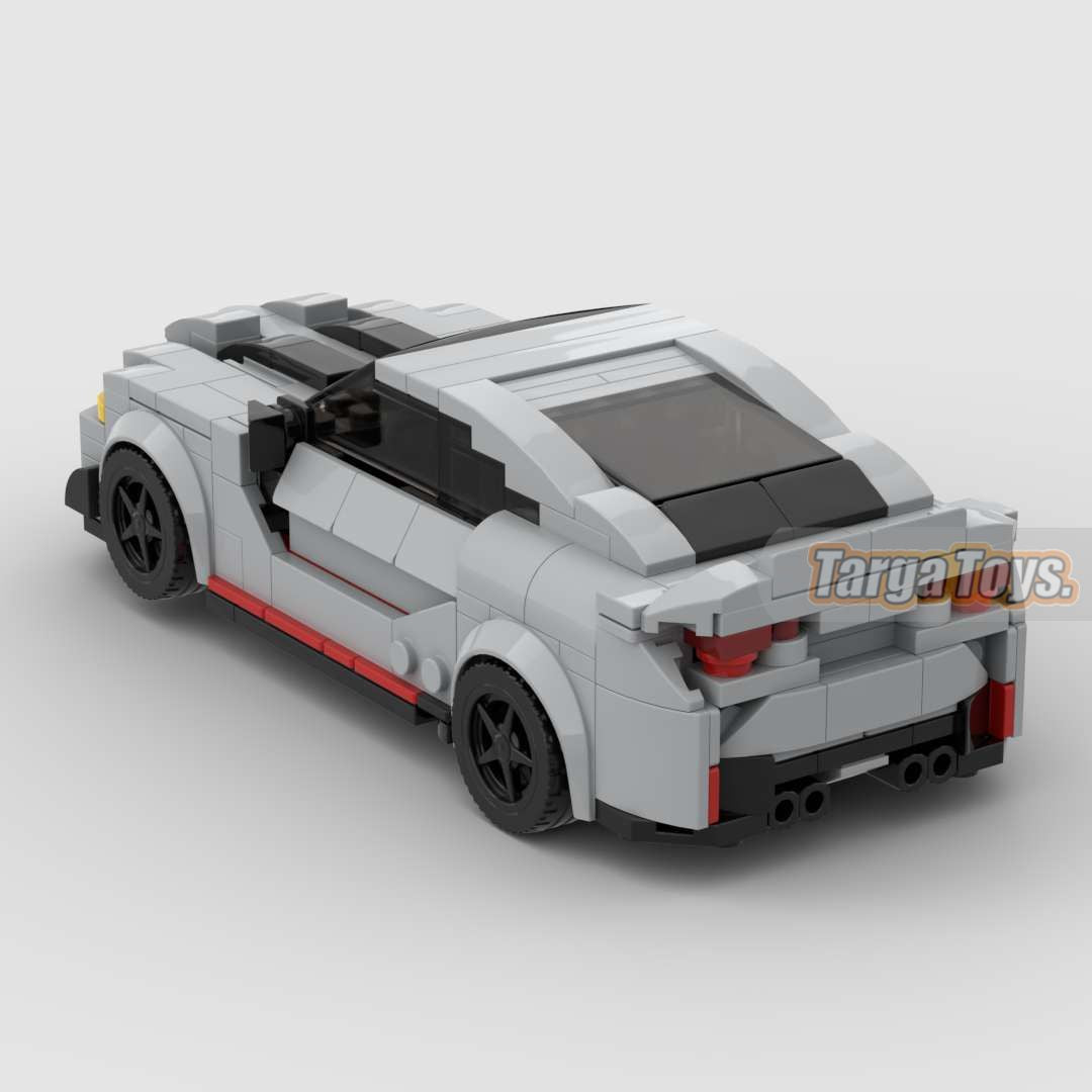 BMW M4 CSL made from lego building blocks