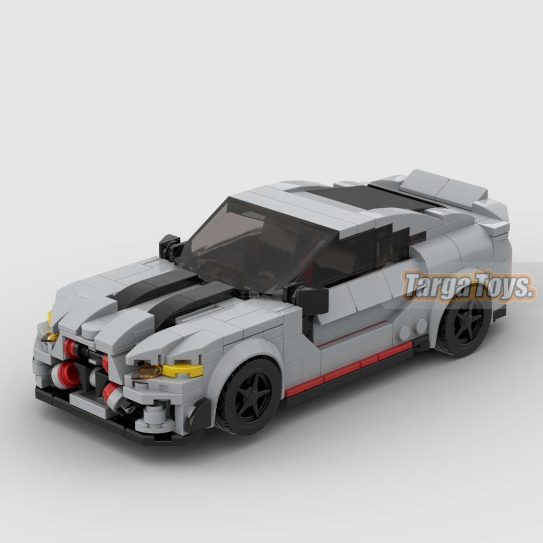 BMW M4 CSL made from lego building blocks