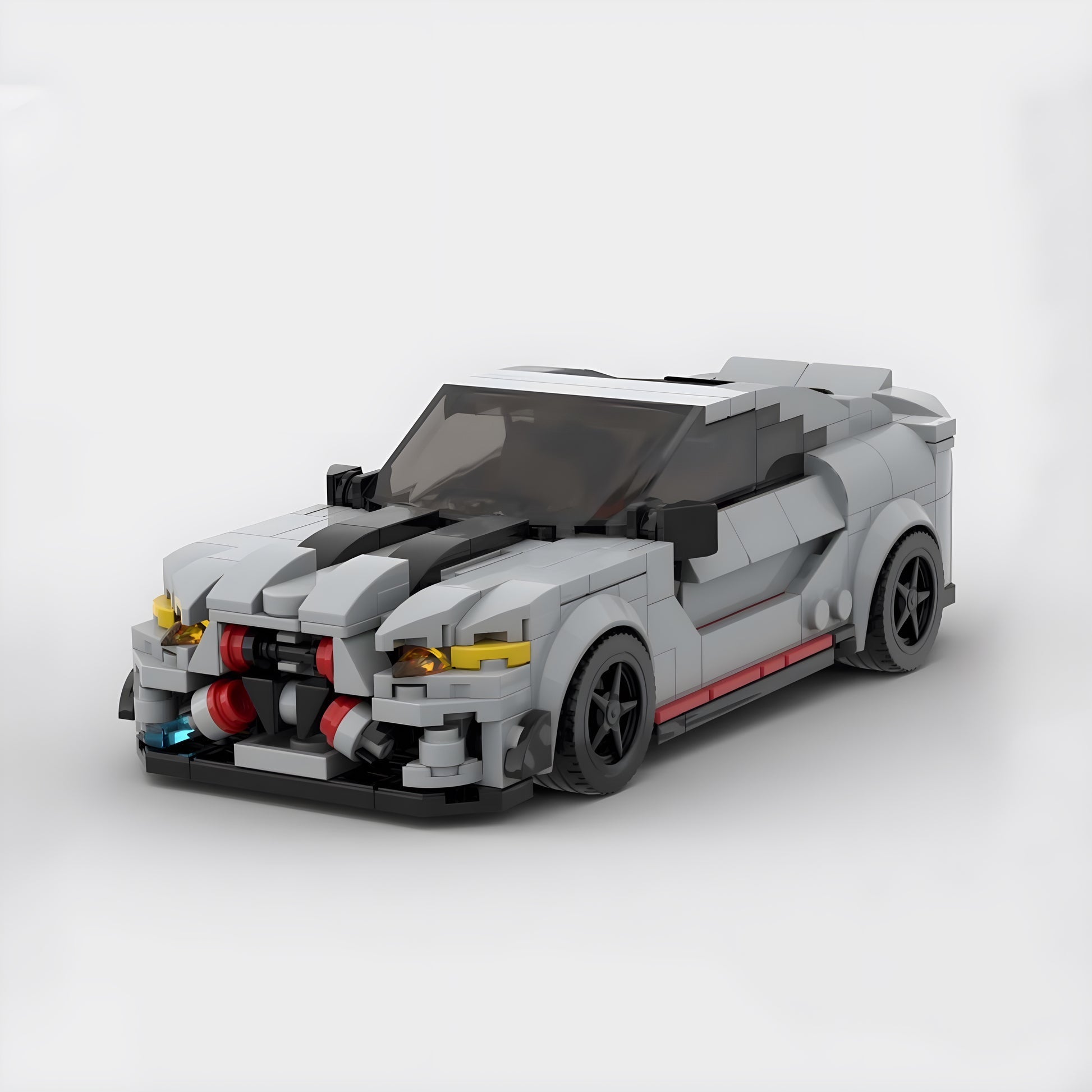 BMW M4 CSL made from lego building blocks