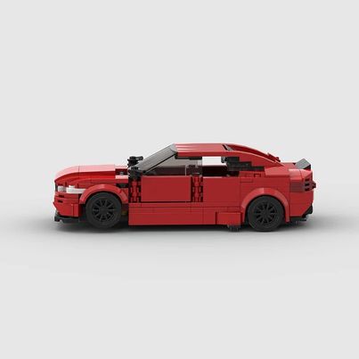 BMW M5 F90 made from lego building blocks