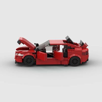 BMW M5 F90 made from lego building blocks