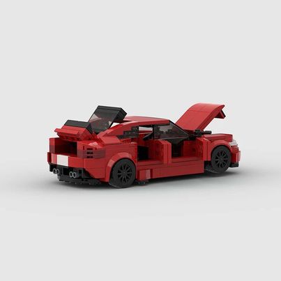 BMW M5 F90 made from lego building blocks