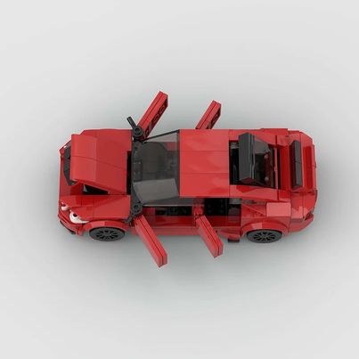 BMW M5 F90 made from lego building blocks