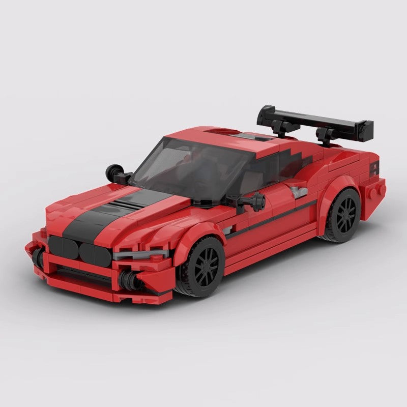 BMW M8 made from lego building blocks