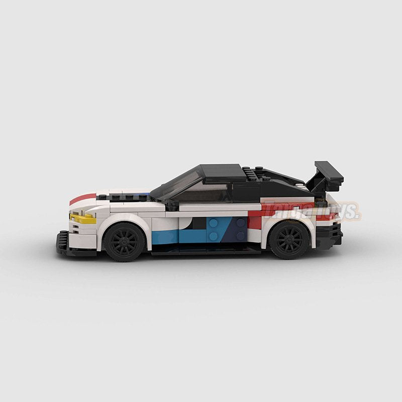 BMW M8 GT3 made from lego building blocks