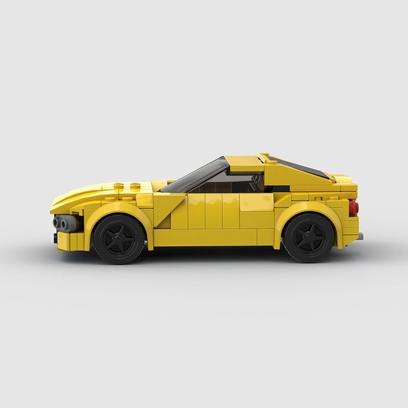 BMW Z4 made from lego building blocks