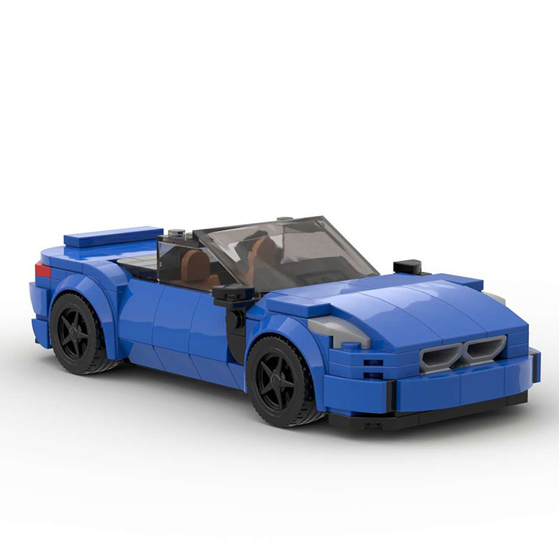 BMW Z4 Coupe made from lego building blocks