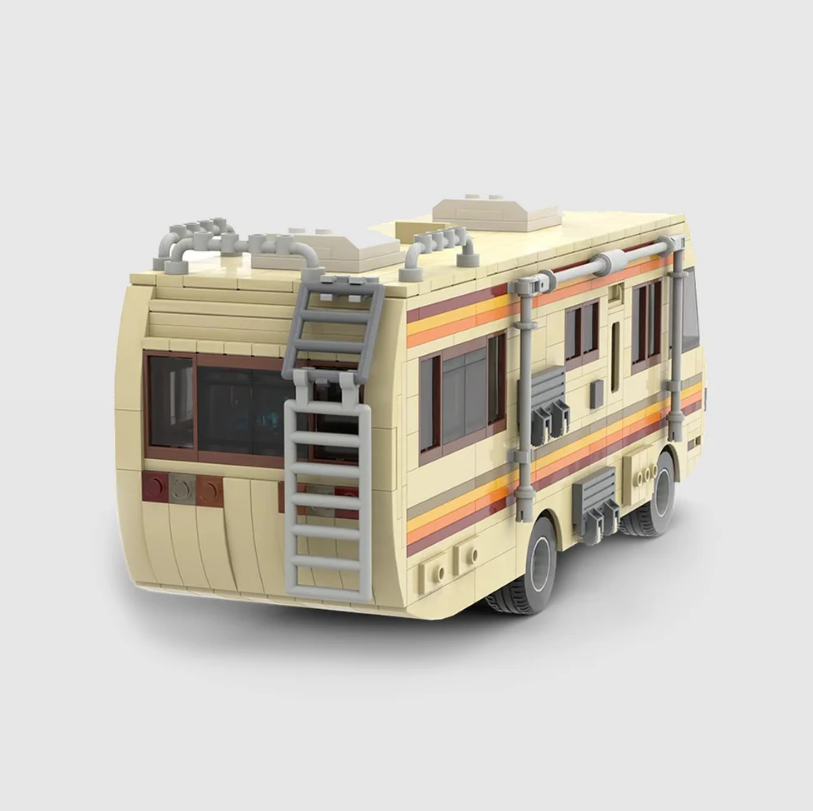 Breaking Bad RV made from lego building blocks