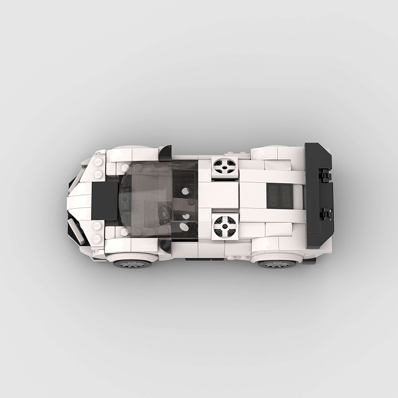 Bugatti Centodieci made from lego building blocks