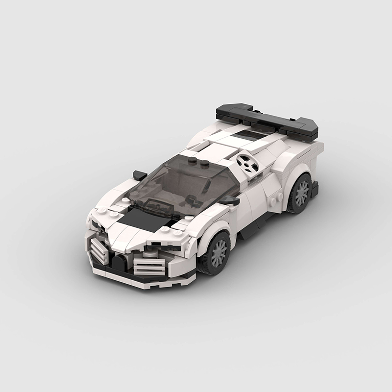 Image of Bugatti Centodieci - Lego Building Blocks by Targa Toys