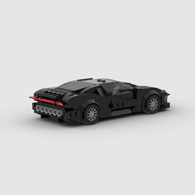 Bugatti La Voiture Noire made from lego building blocks