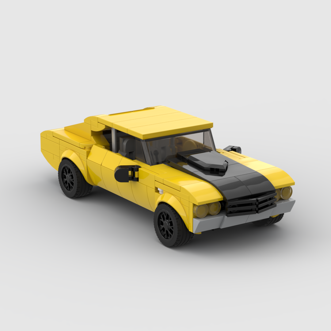 Chevrolet Chevelle SS 396 made from lego building blocks