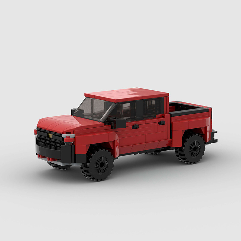 Image of Chevrolet Silverado 1500 2019 - Lego Building Blocks by Targa Toys