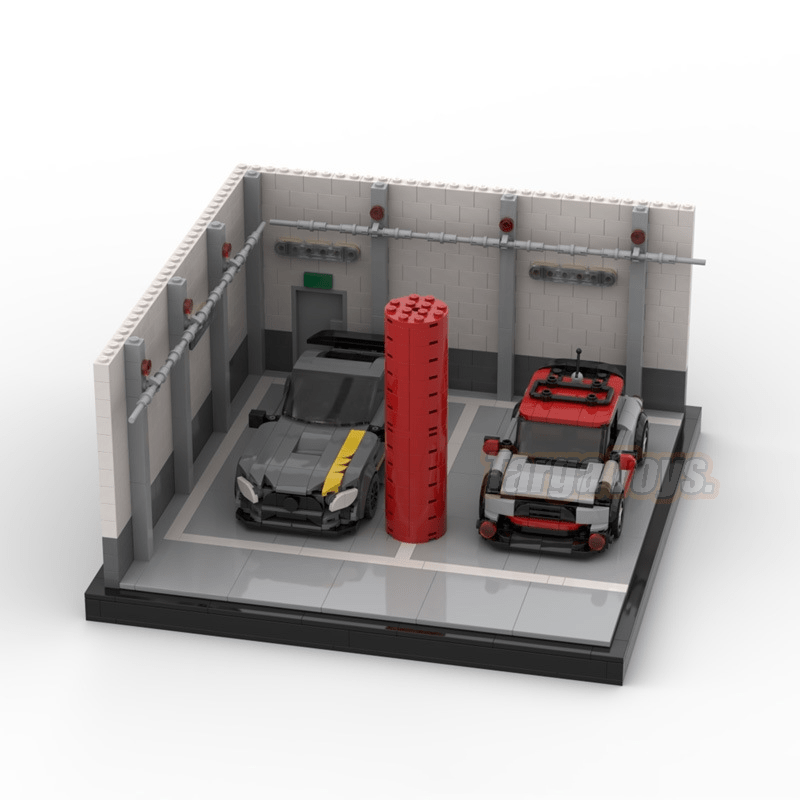 Classic City Garage Scene 315pcs - Targa Toys