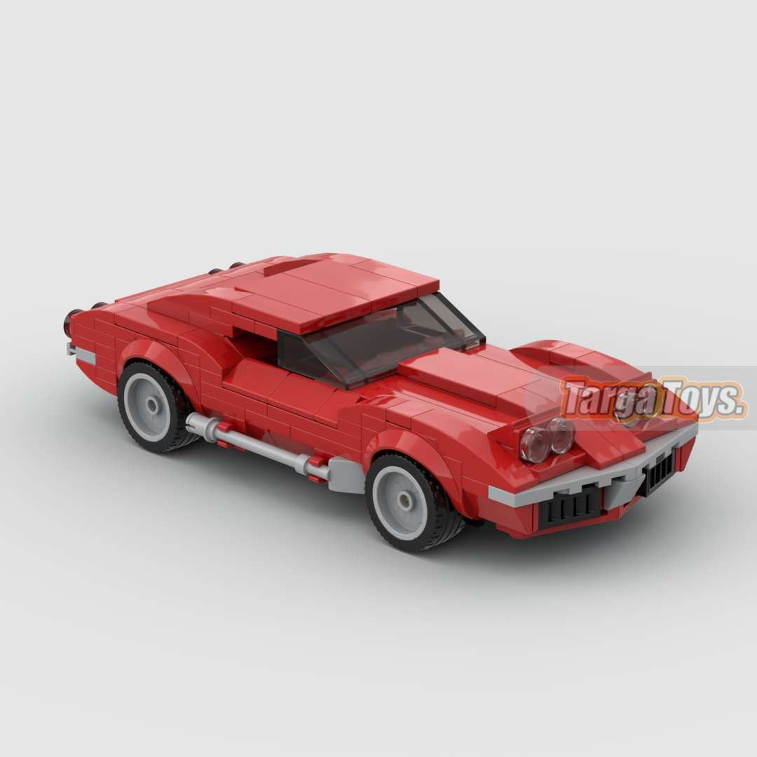 Corvette C3 Stingray 1971 made from lego building blocks