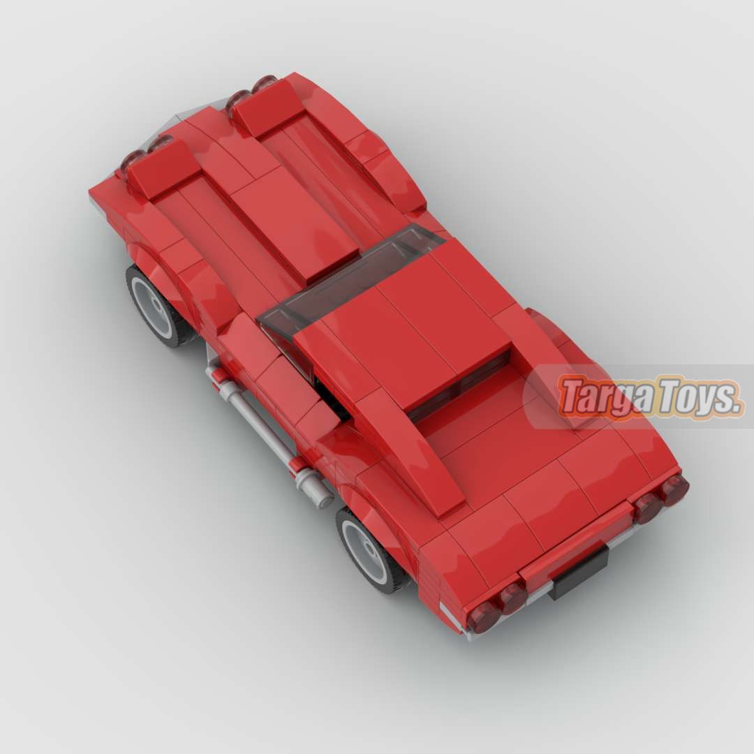 Corvette C3 Stingray 1971 made from lego building blocks