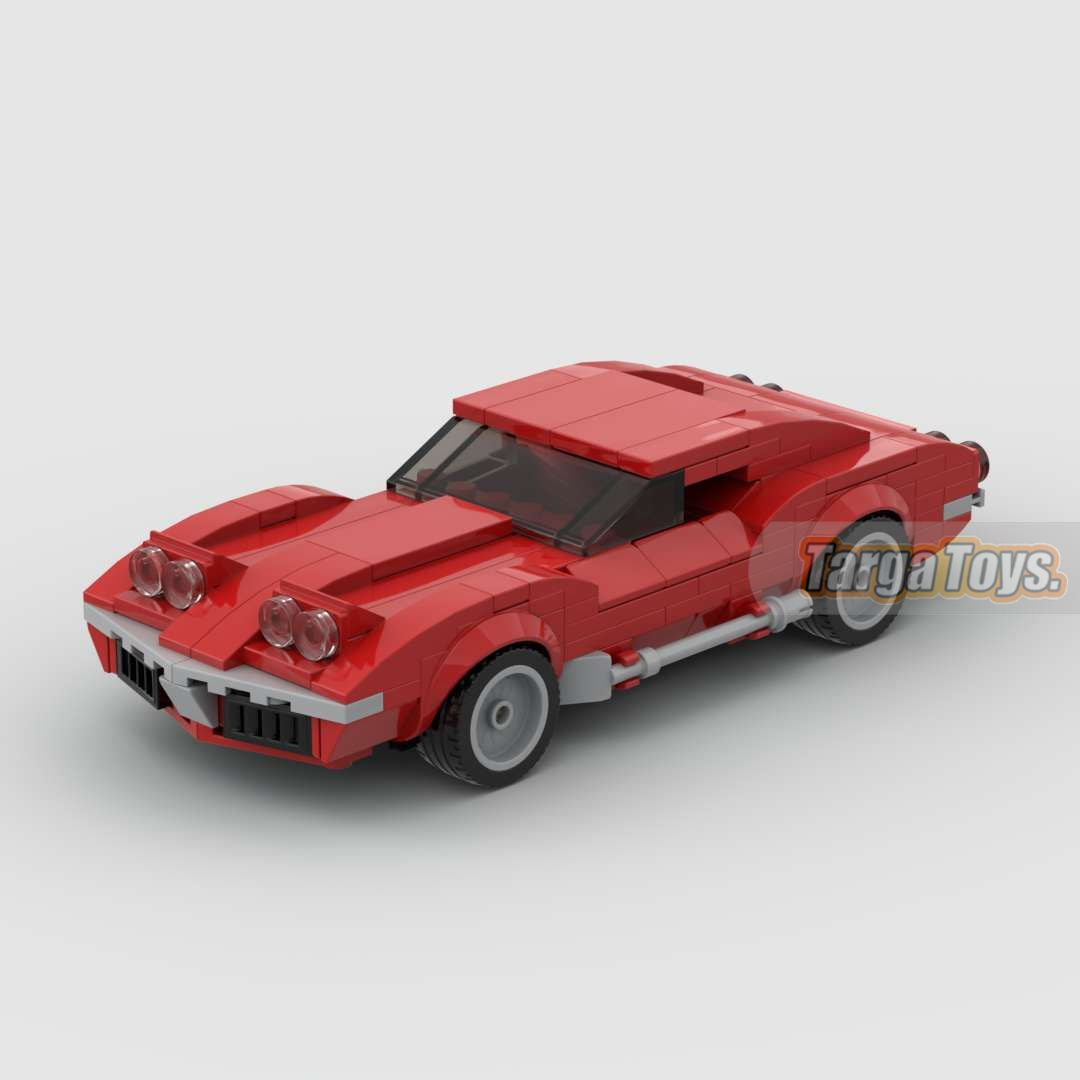 Corvette C3 Stingray 1971 made from lego building blocks