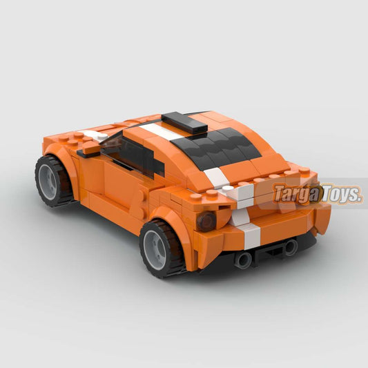 Toyota GT86 Rocket Bunny made from lego building blocks