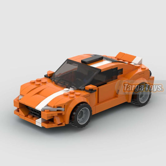 Toyota GT86 Rocket Bunny made from lego building blocks