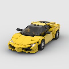 Lamborghini Aventador made from lego building blocks