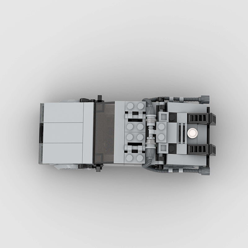 DeLorean DMC-12 made from lego building blocks