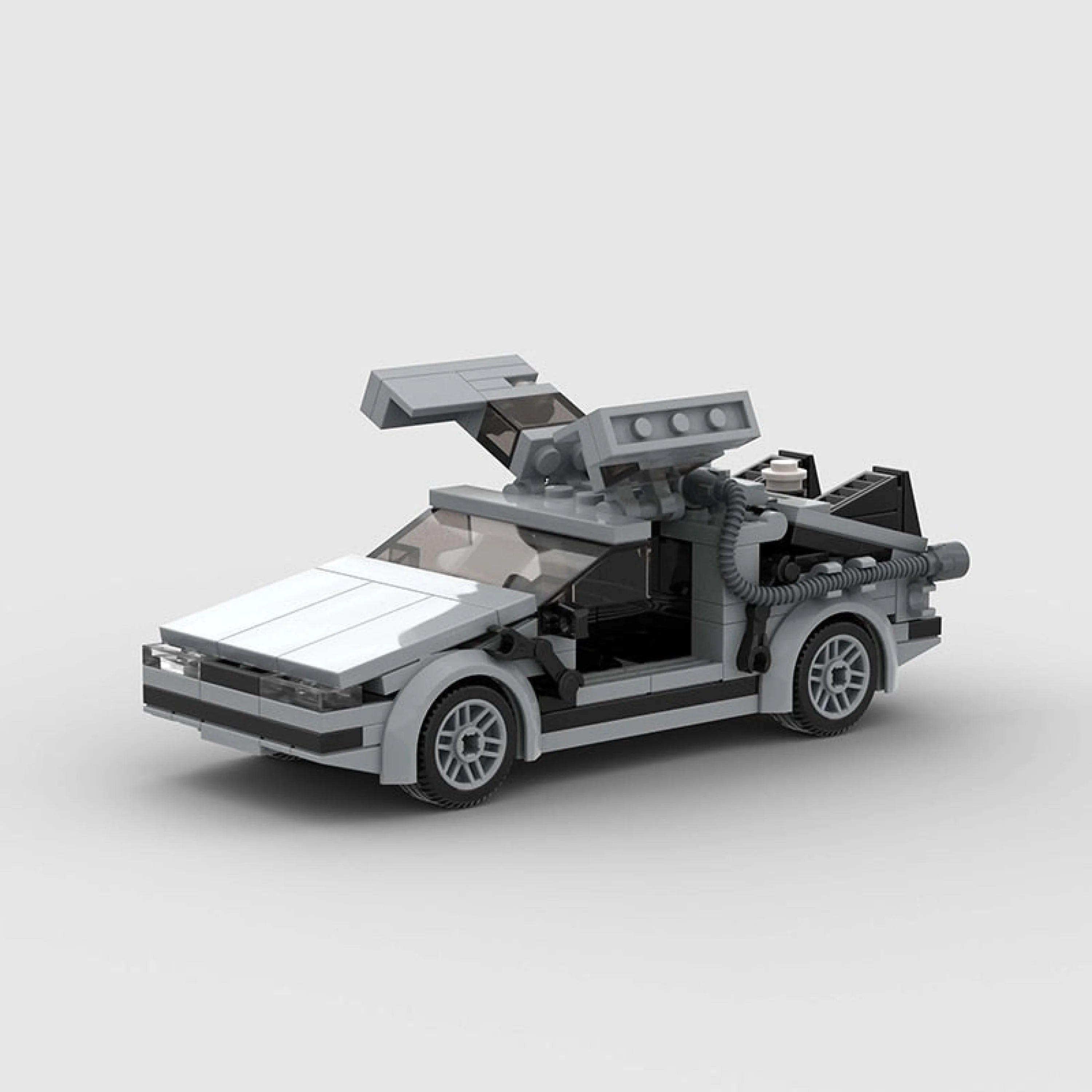 Image of DeLorean DMC-12 - Lego Building Blocks by Targa Toys