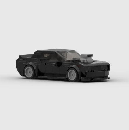 Dodge Challenger SRT made from lego building blocks