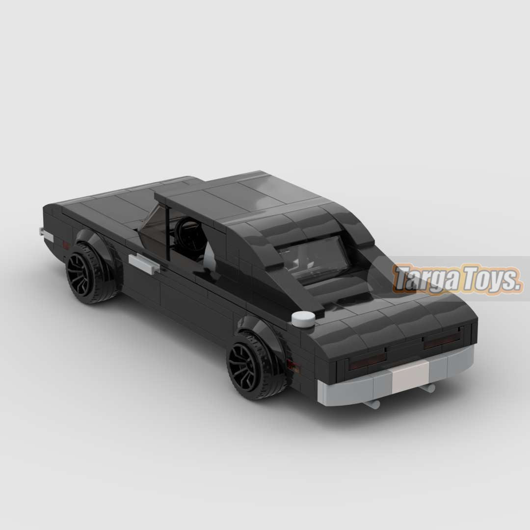 Dodge Charger Death Proof made from lego building blocks