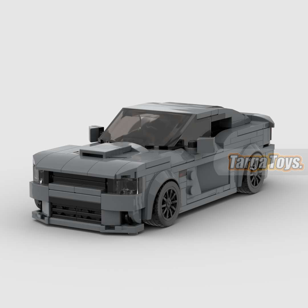 Dodge Charger HellCat made from lego building blocks