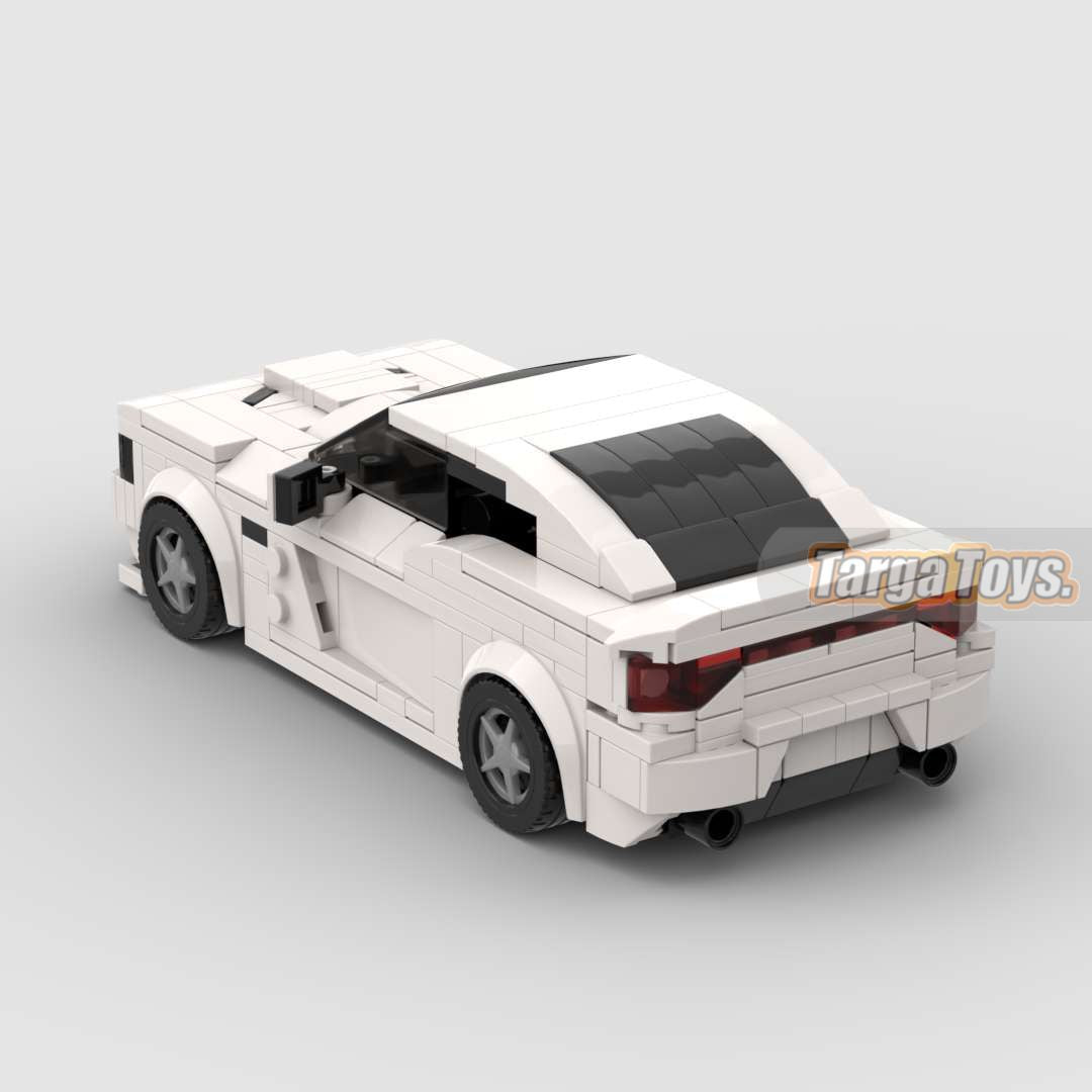 Dodge Charger HellCat made from lego building blocks