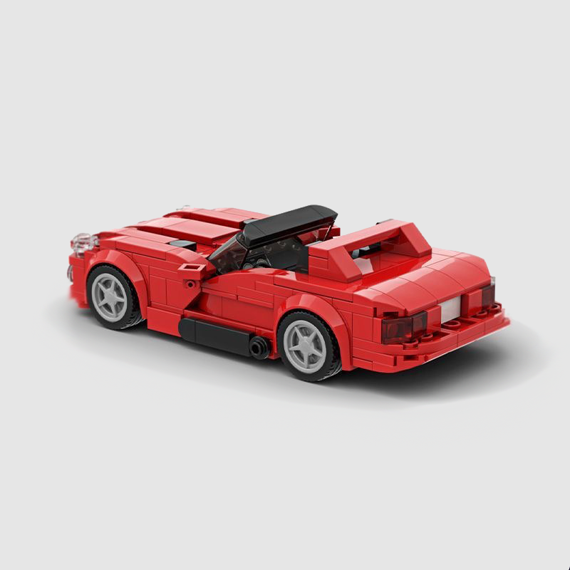 Dodge Viper 2001 made from lego building blocks