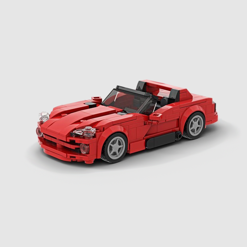 Image of Dodge Viper 2001 - Lego Building Blocks by Targa Toys