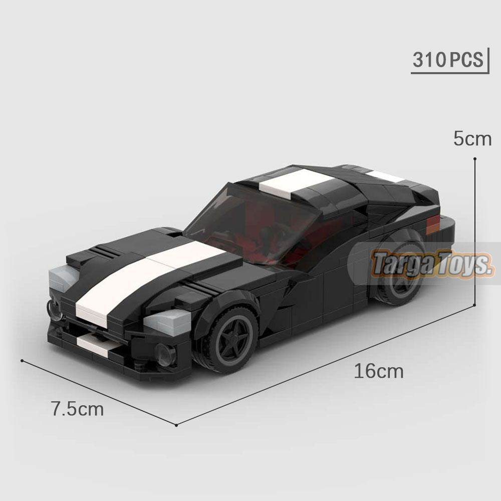 Dodge Viper MKII made from lego building blocks