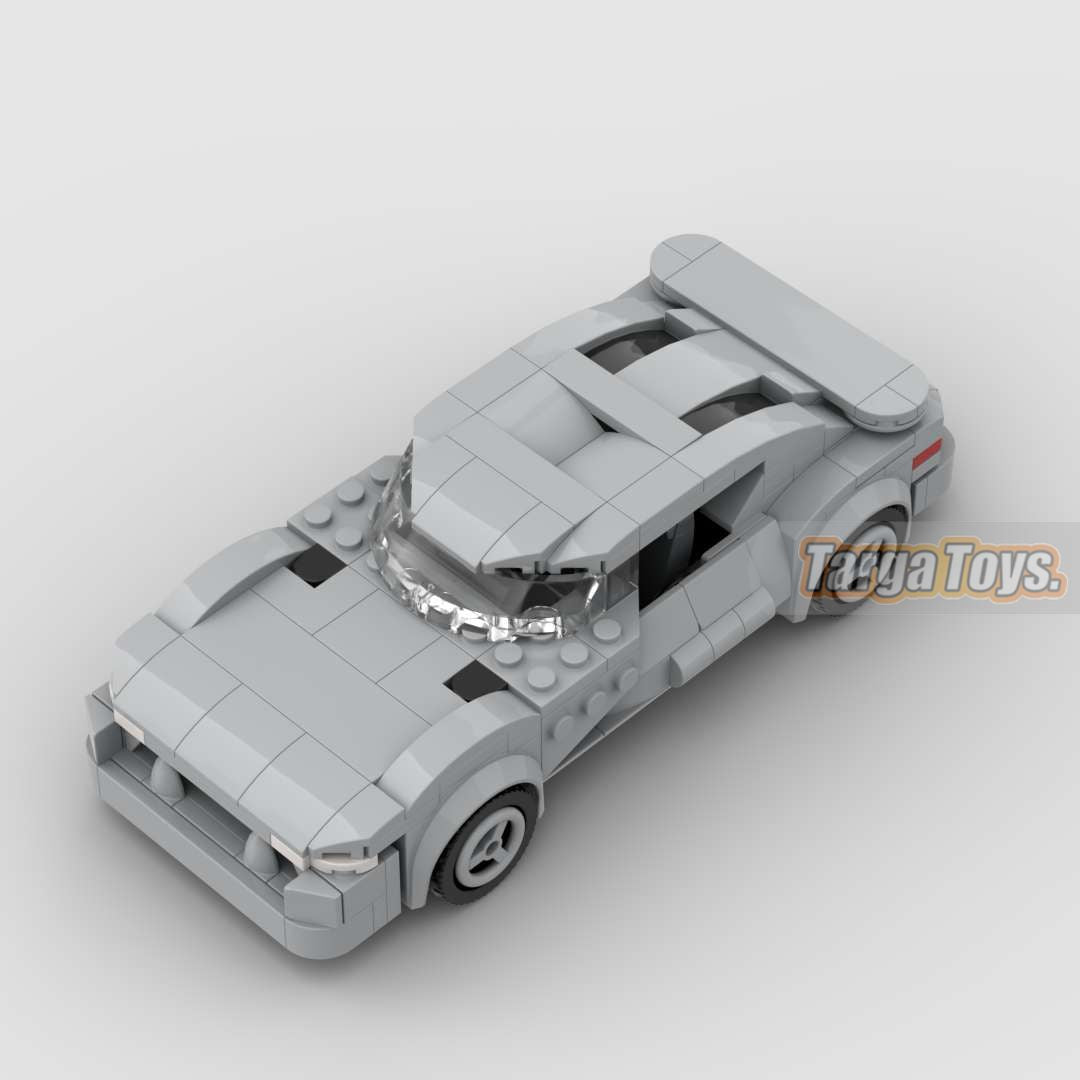 Dodge Viper RT10 Roadster made from lego building blocks