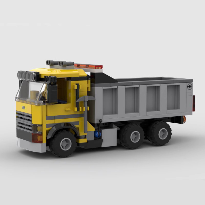 Dump Truck made from lego building blocks