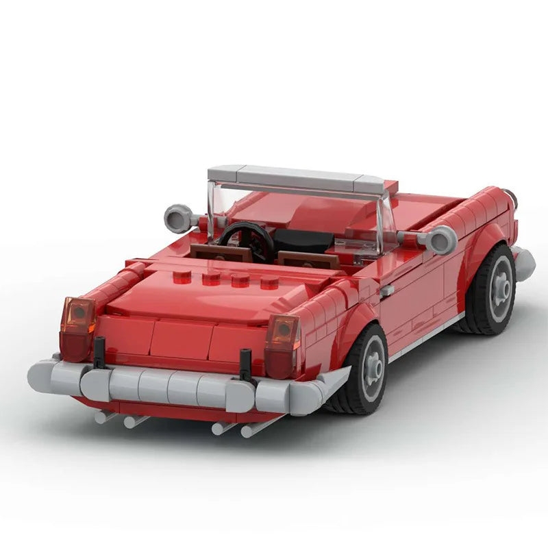 Ferrari Testarossa made from lego building blocks - Targa Toys