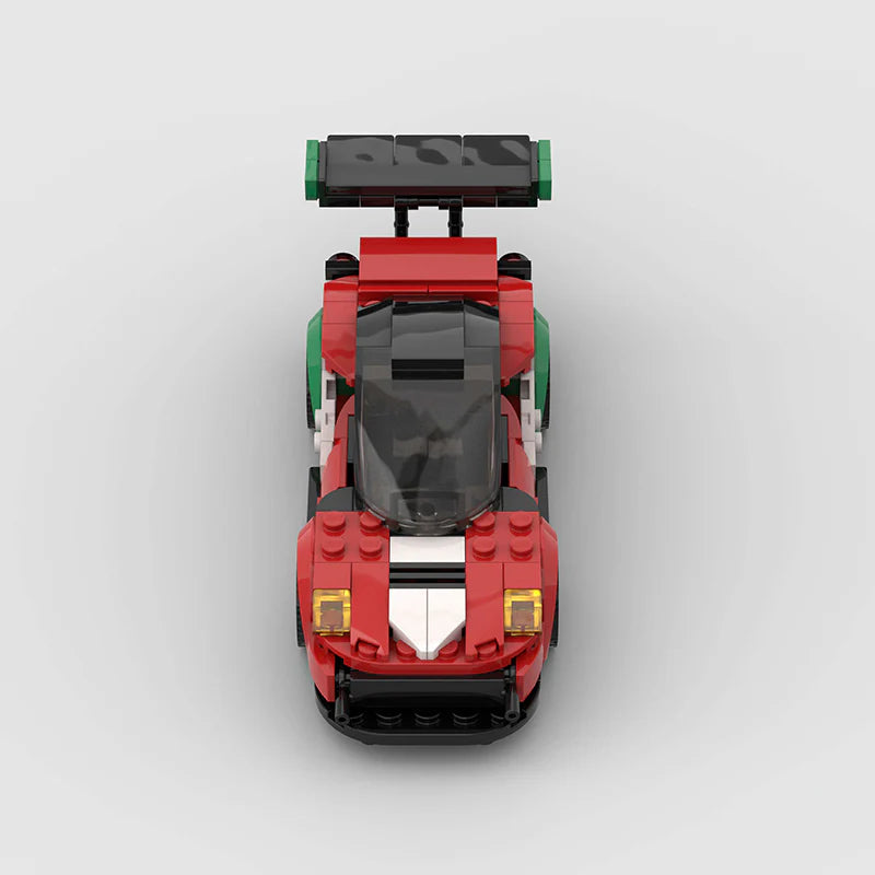 Ferrari 488 GT3 EVO made from lego building blocks