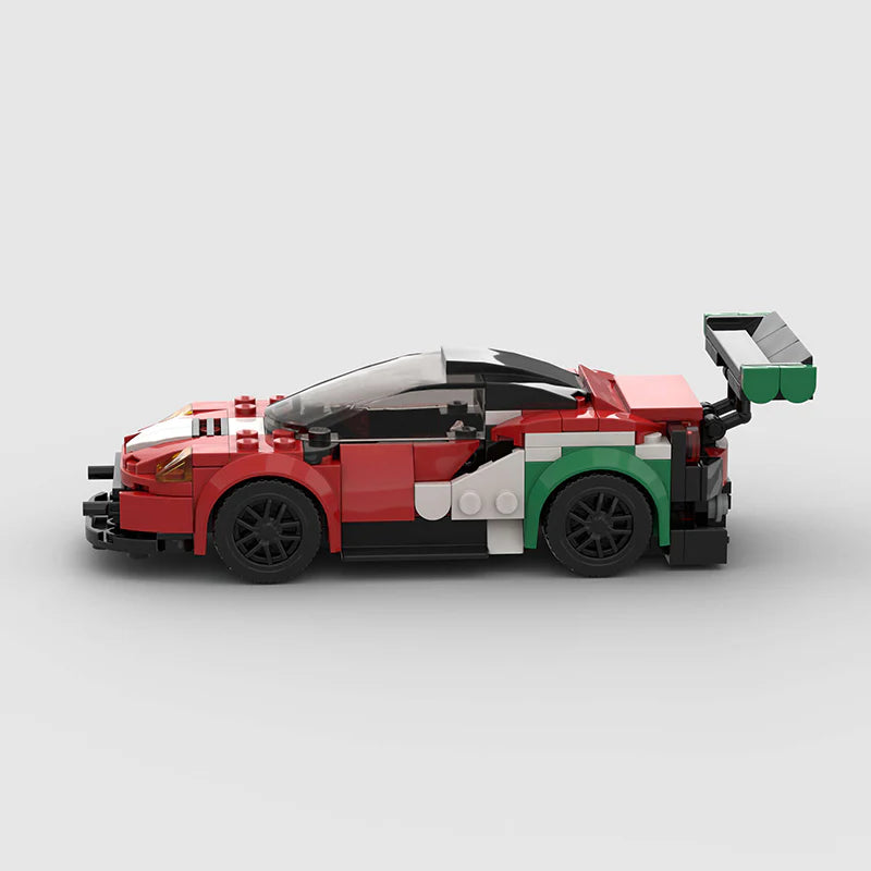 Ferrari 488 GT3 EVO made from lego building blocks