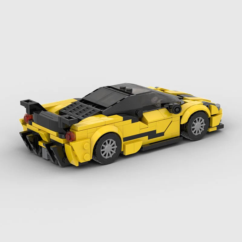 Ferrari 488 Mansory 4XX made from lego building blocks