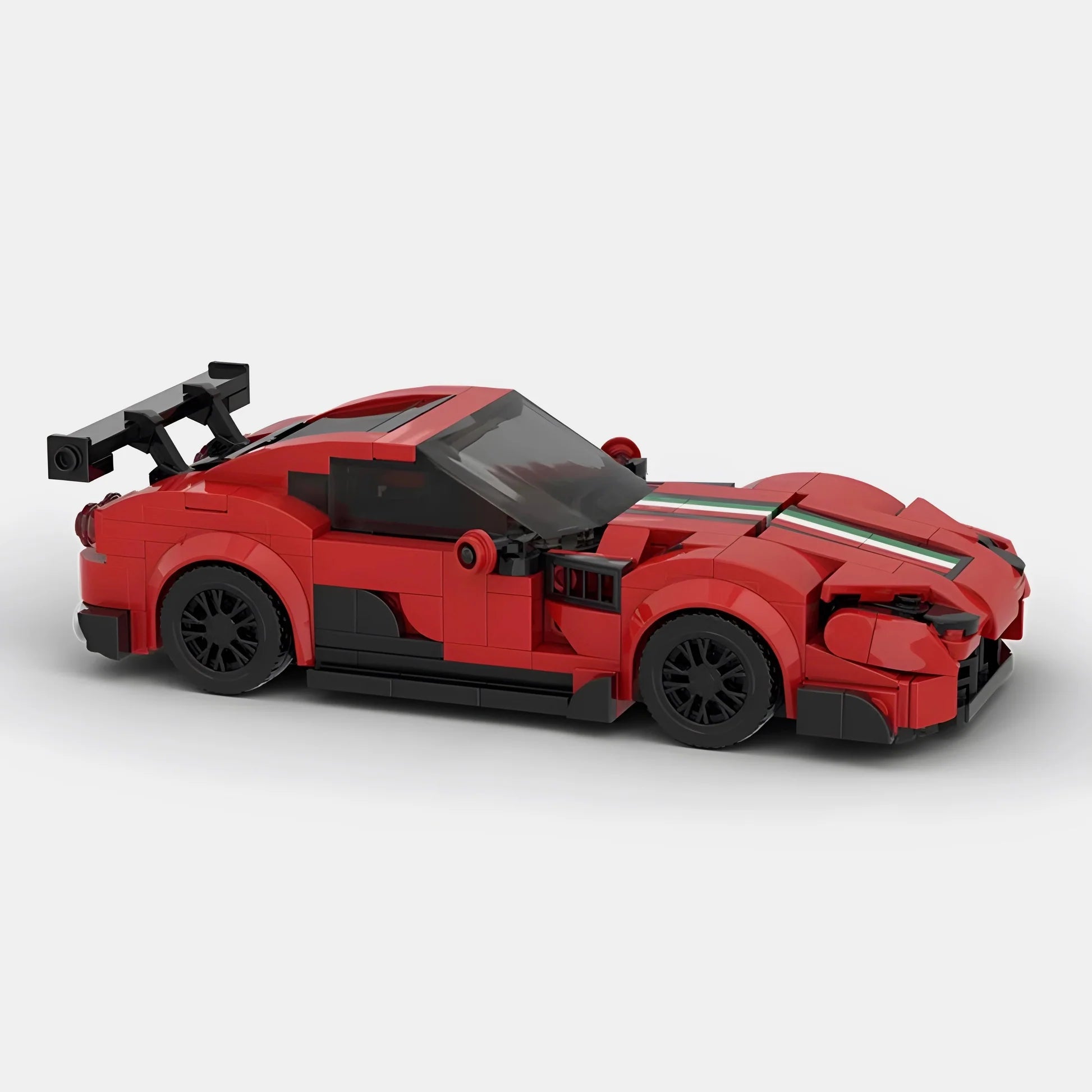 Ferrari 812 GTS V12 made from lego building blocks