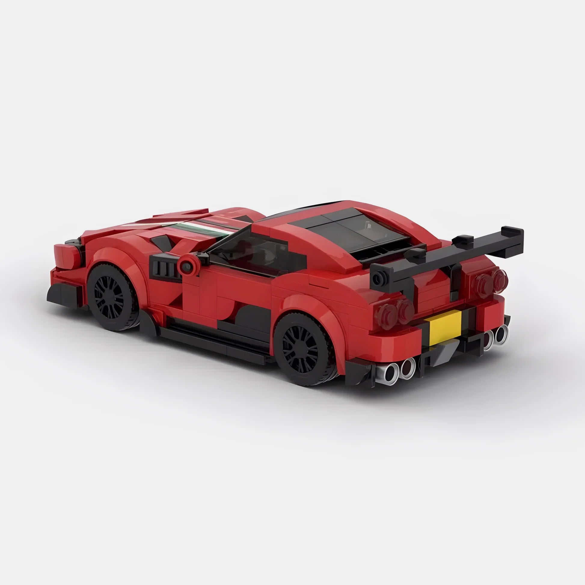 Ferrari 812 GTS V12 made from lego building blocks