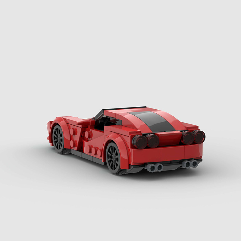 Ferrari 812 Superfast made from lego building blocks