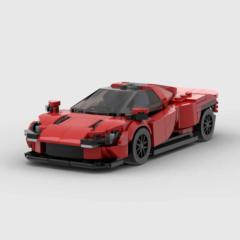 Image of Ferrari Daytona SP3 - Lego Building Blocks by Targa Toys