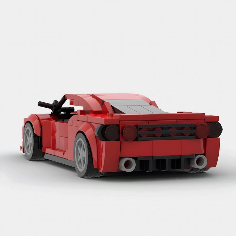 Ferrari Enzo made from lego building blocks