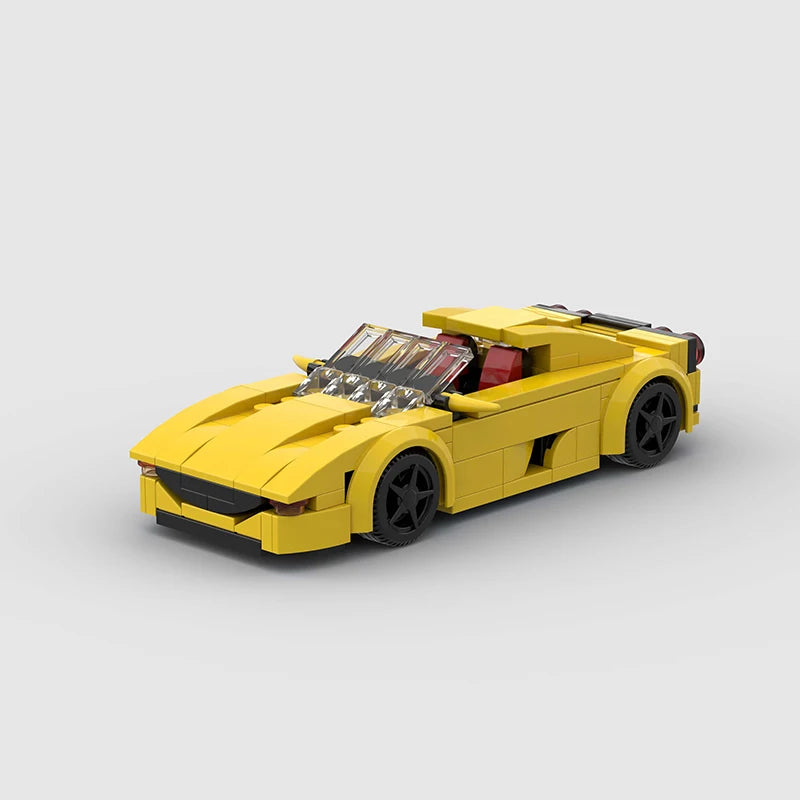 Image of Ferrari F355 Spider - Lego Building Blocks by Targa Toys