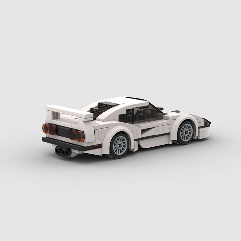 Ferrari F40 made from lego building blocks