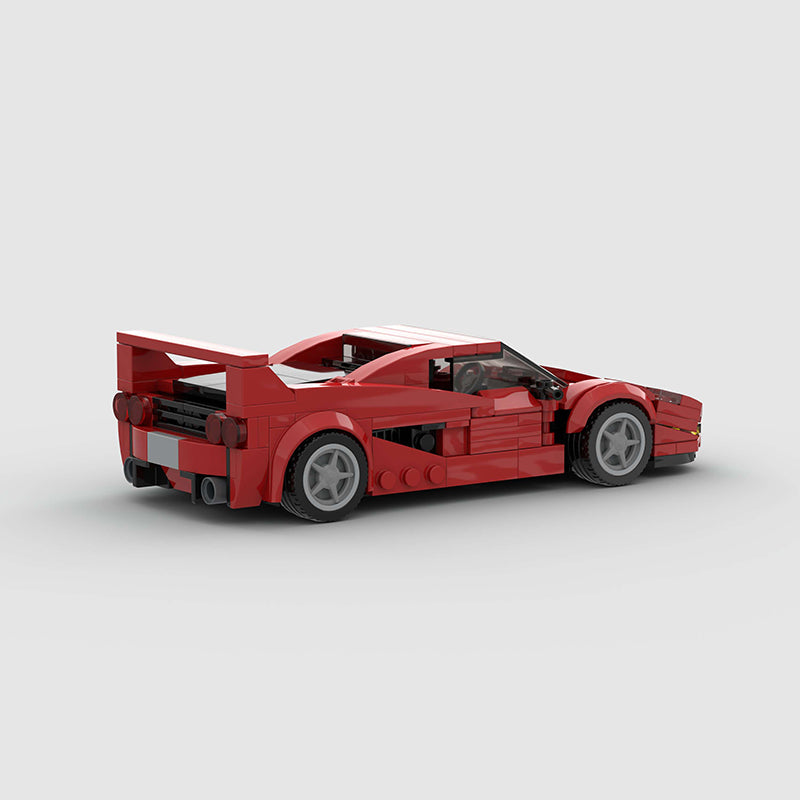 Ferrari F50 made from lego building blocks