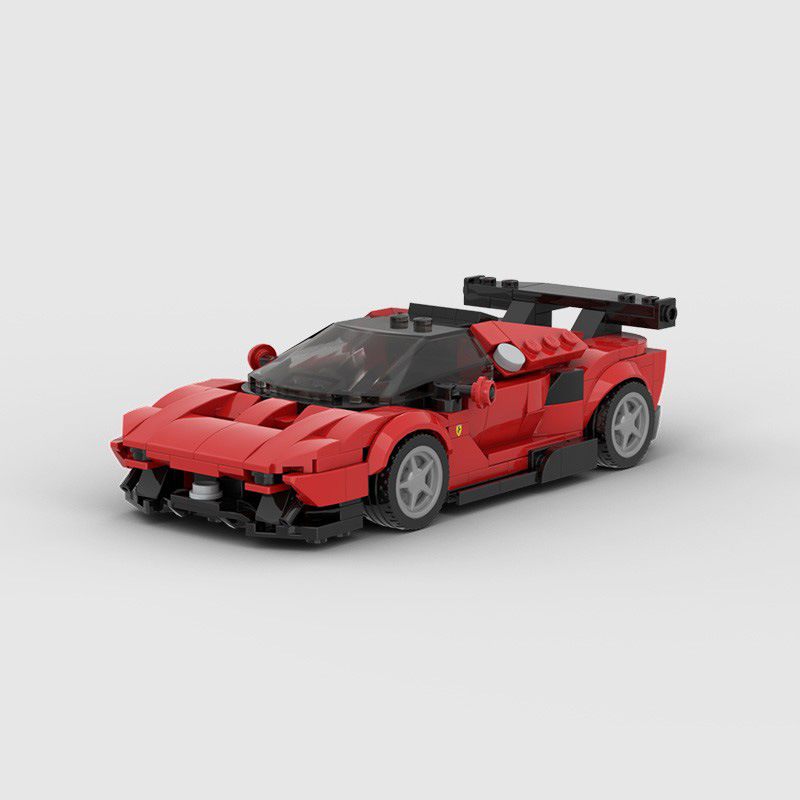 Image of Ferrari P80/C - Lego Building Blocks by Targa Toys