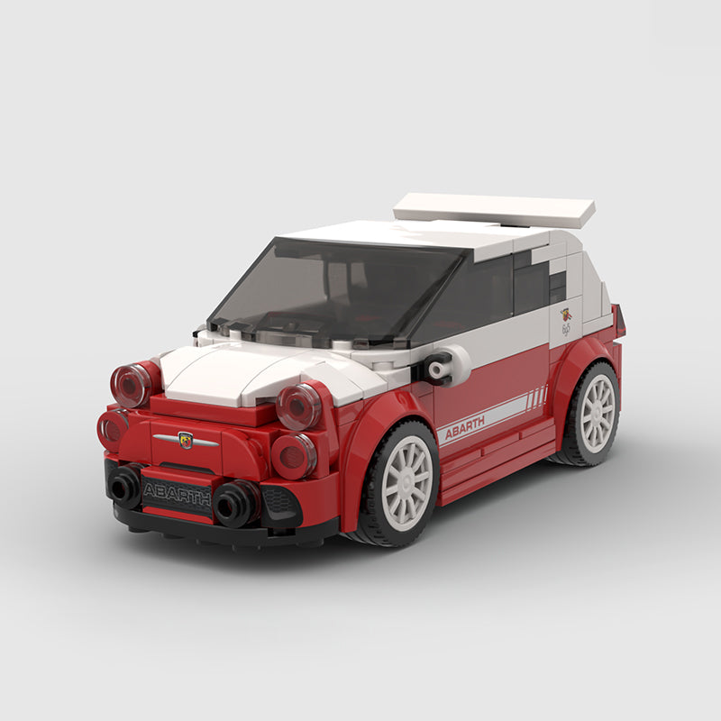 Image of Fiat 500 Abarth 595 - Lego Building Blocks by Targa Toys