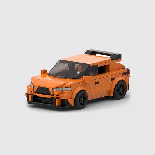 Ford Focus RS made from lego building blocks